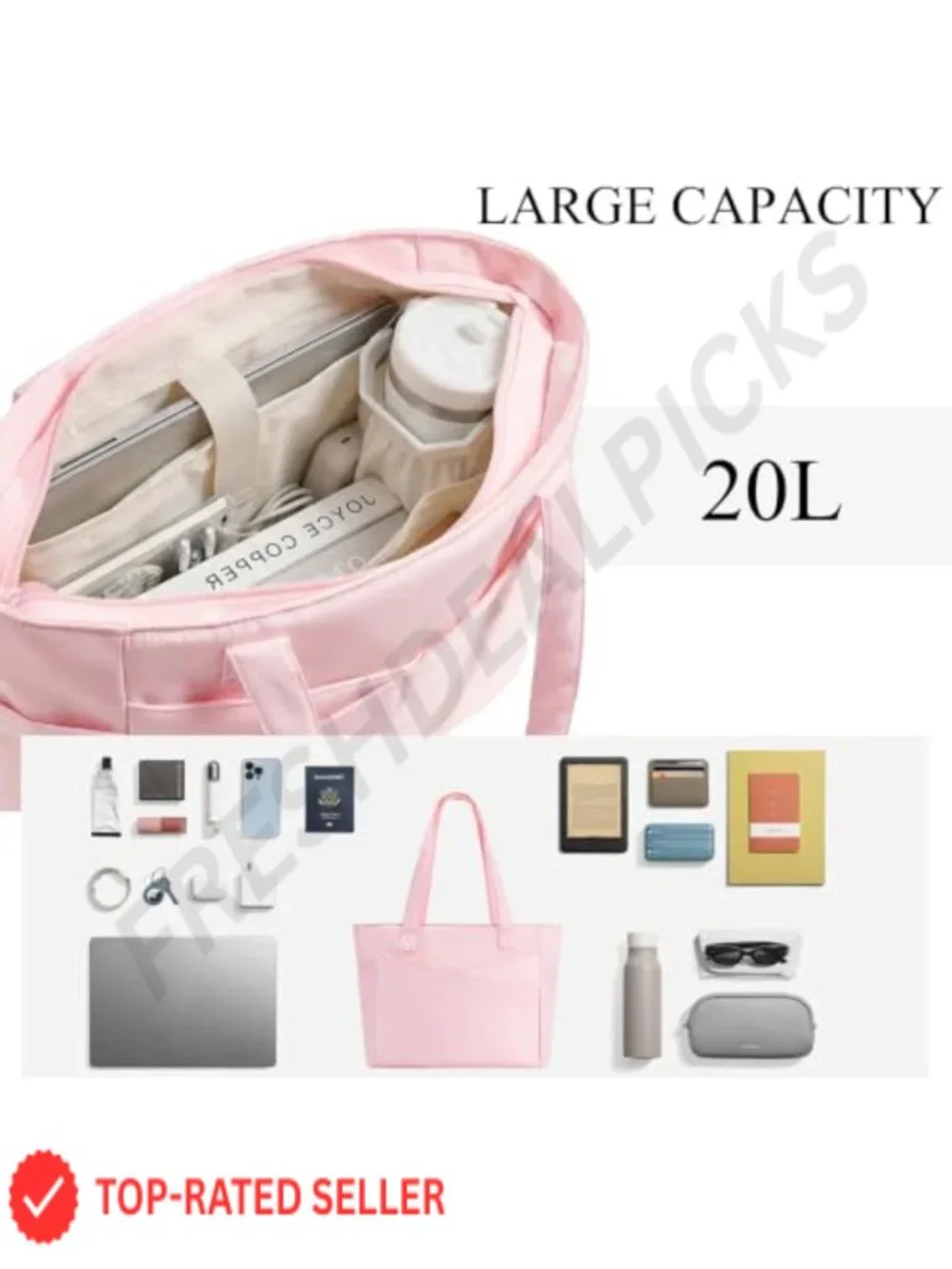 Nylon Work Tote Bag Women Laptop Tote 15.6 Inch Travel Office Nurse Bag